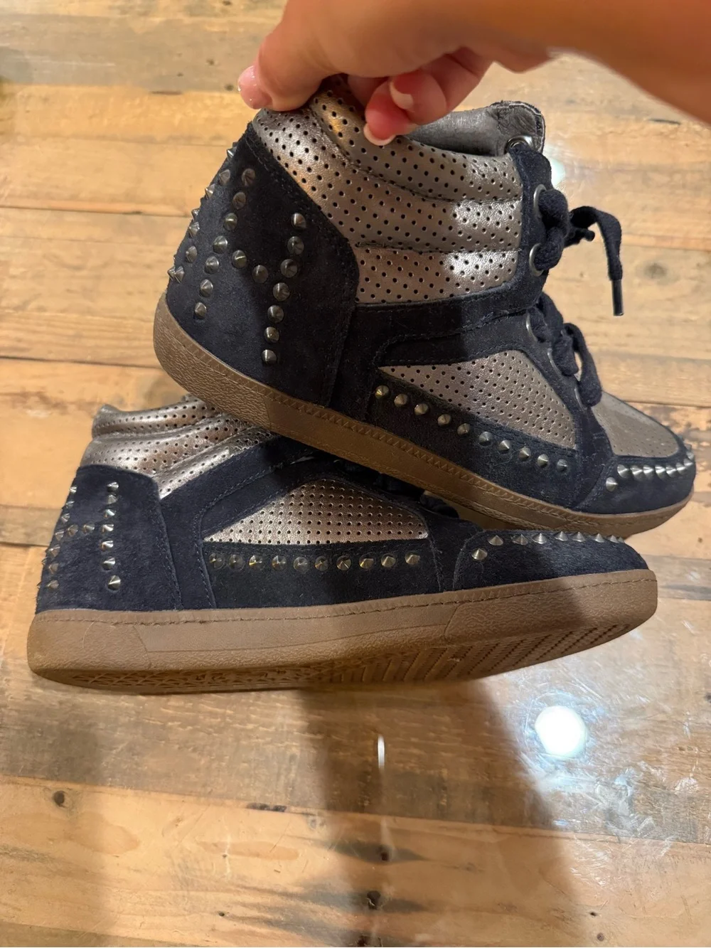 LIMITED BY ASH studded sneakers